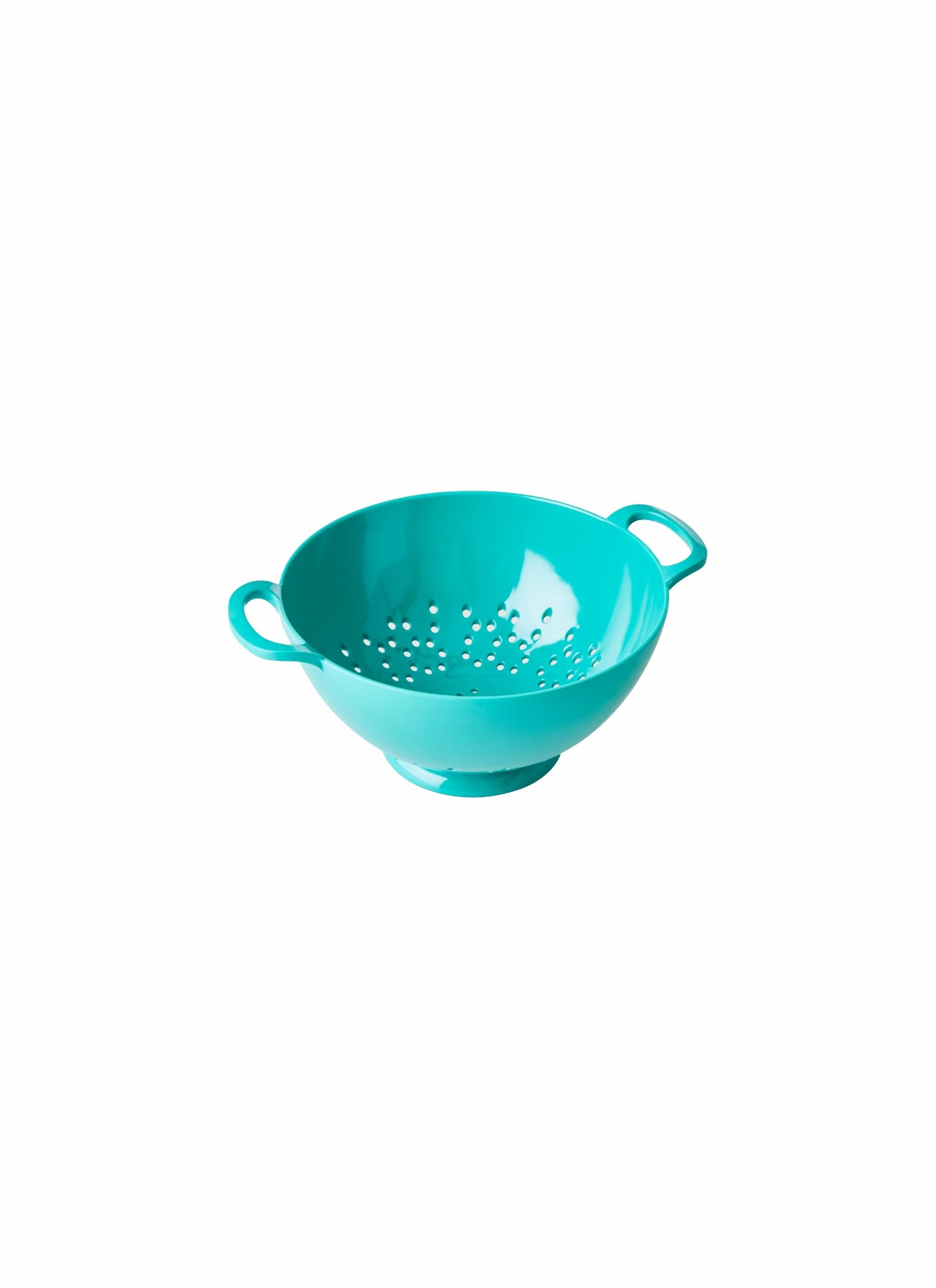 Rice - Small melamine colander - green