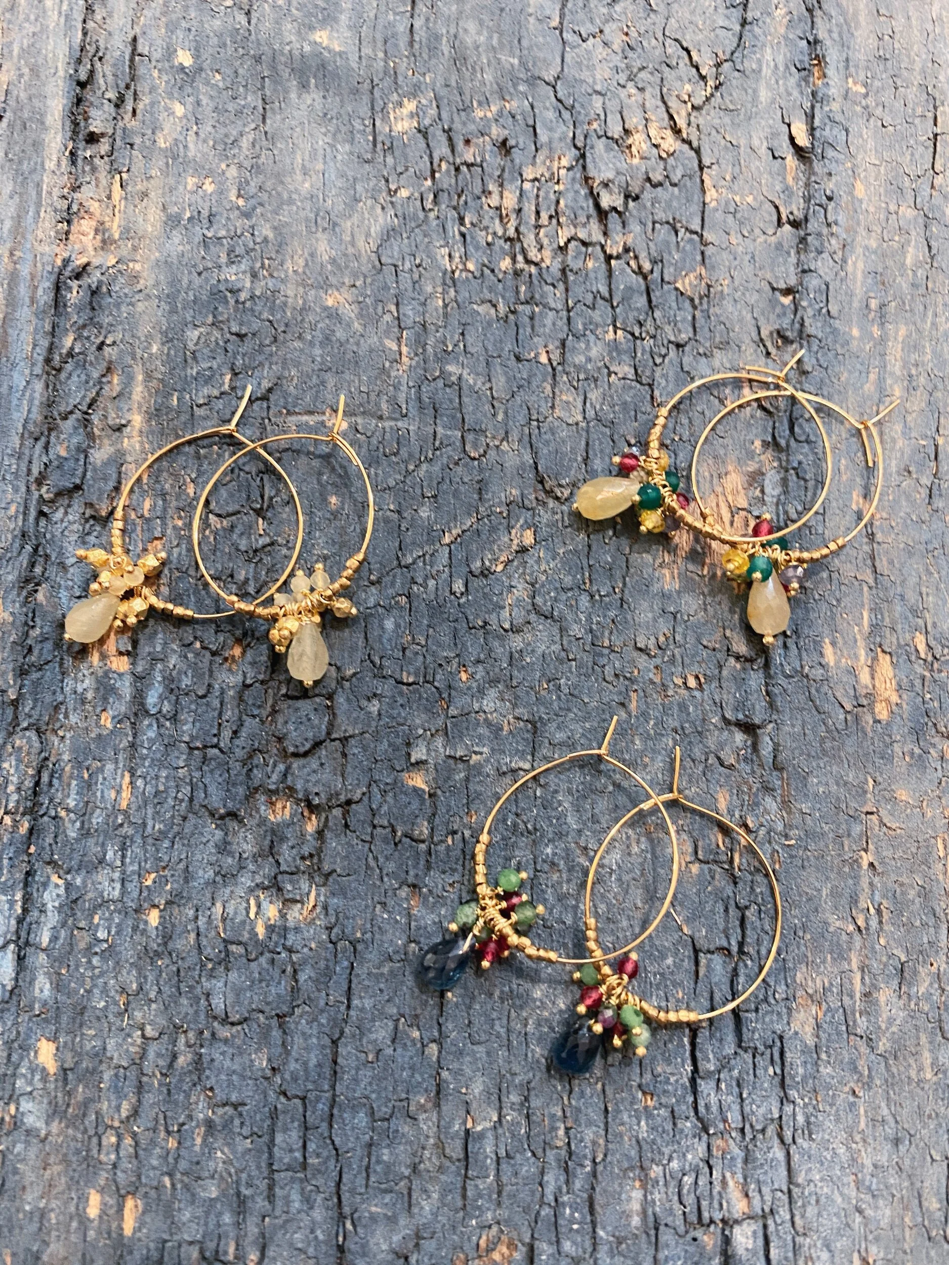 Bloom earrings - three colours