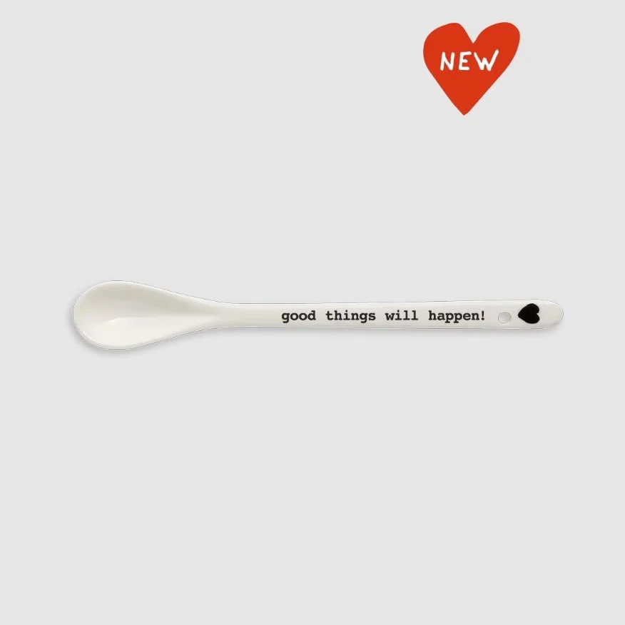 Helen B - porcelain spoon - good thing will happen