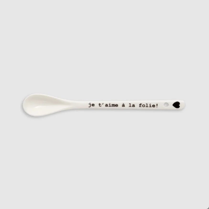 Helen B - porcelain spoon - Je t'aime à la folie