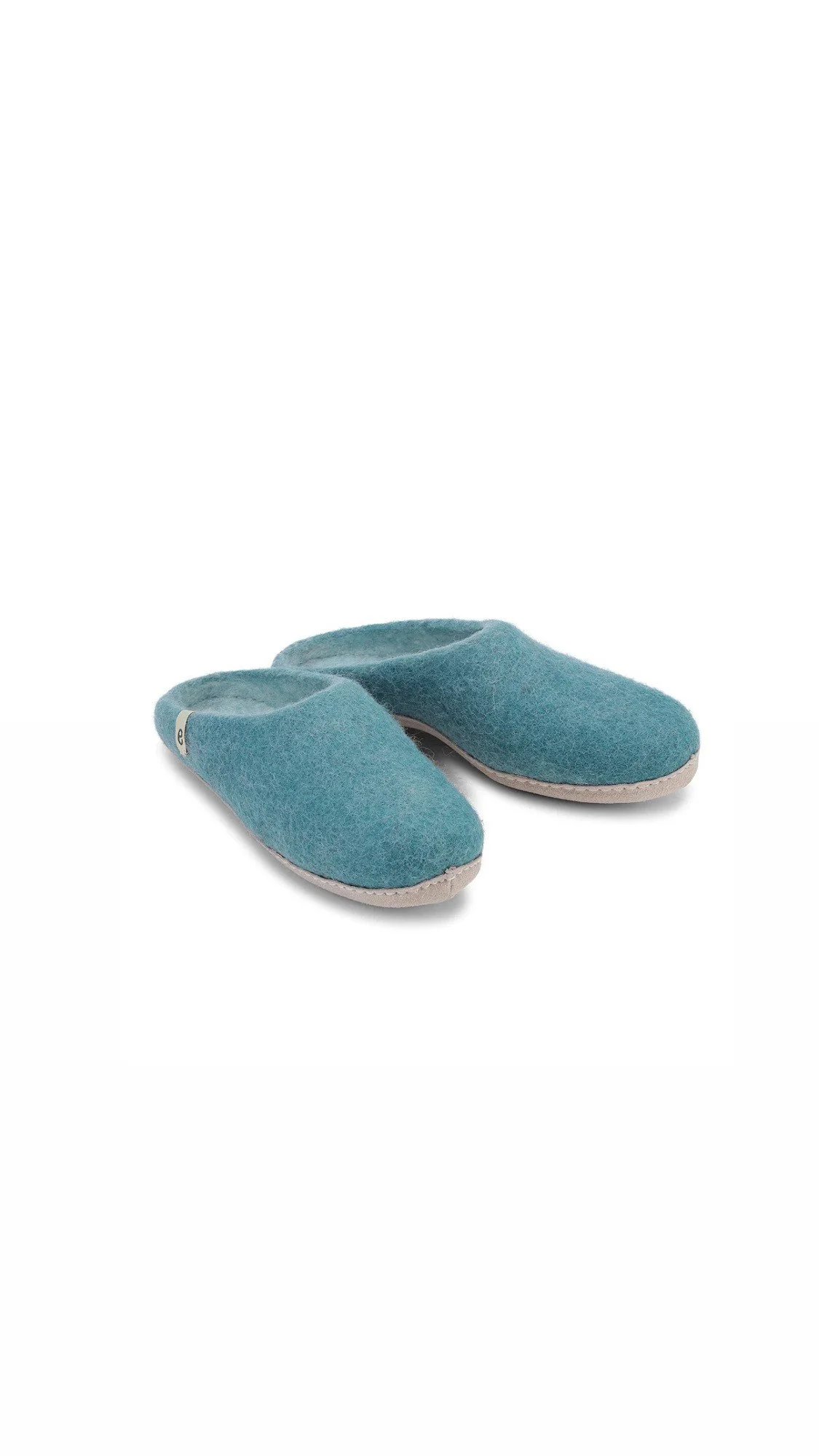 Egos - wool slippers - seablue