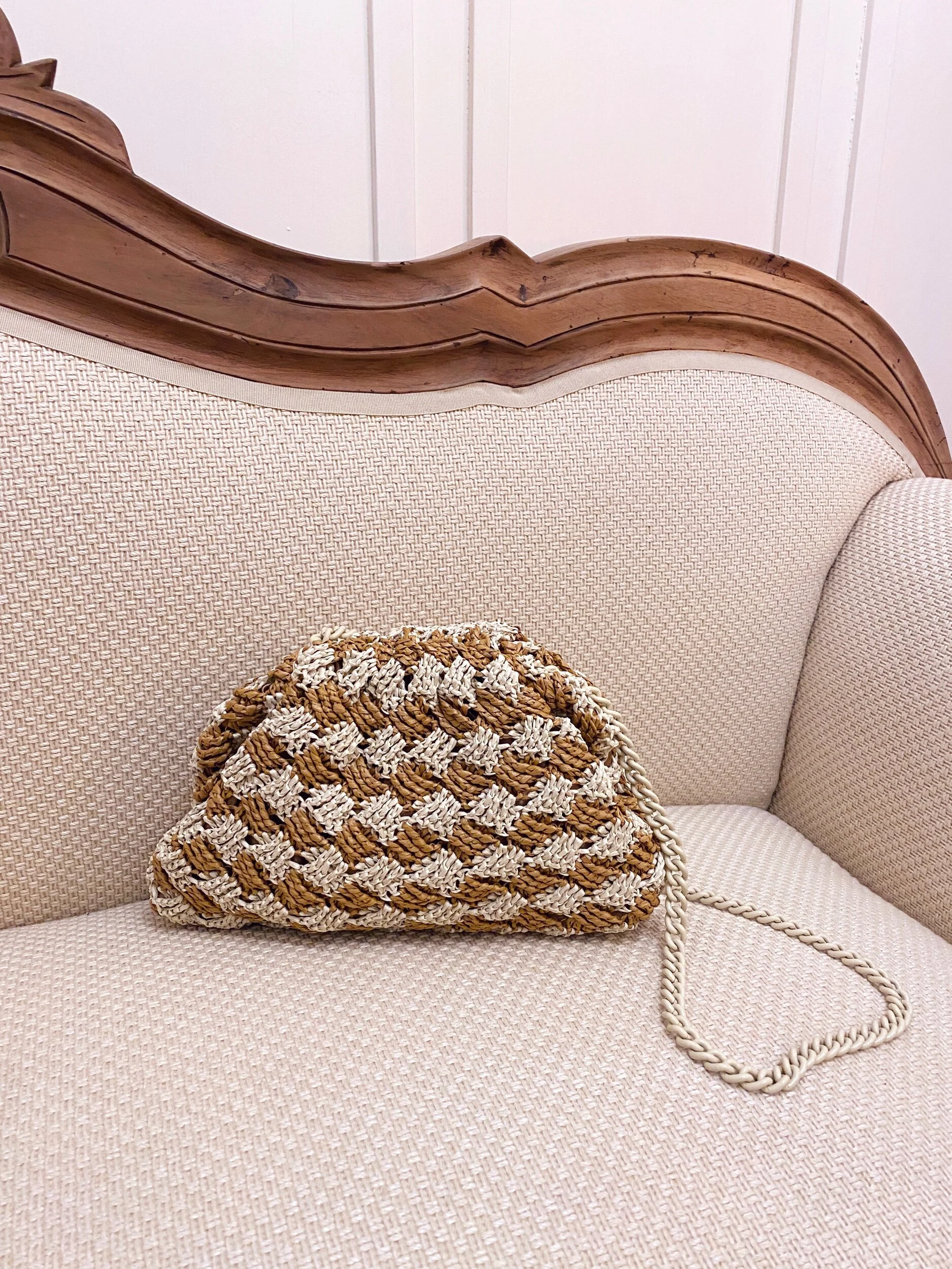 Maria La Rosa - Dafne game bag - tabacco