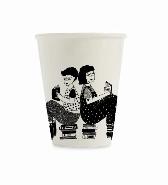 Helen B - Book lovers- porcelain cup
