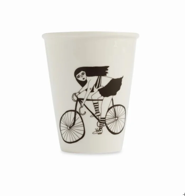 Helen B - Fixie girl - porcelain cup