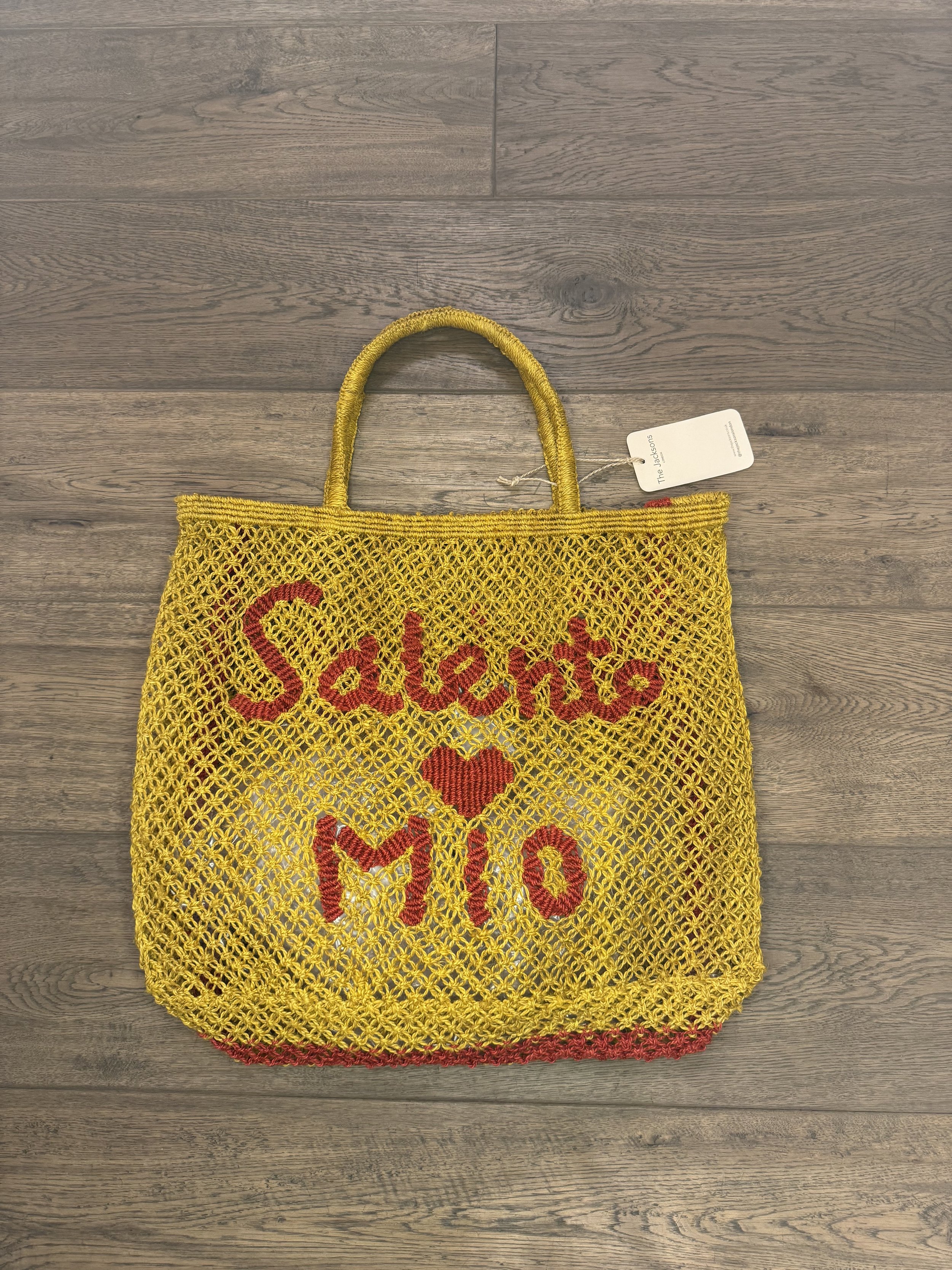 The Jacksons London - Salento Mio Large tote bag - yellow/scarlet