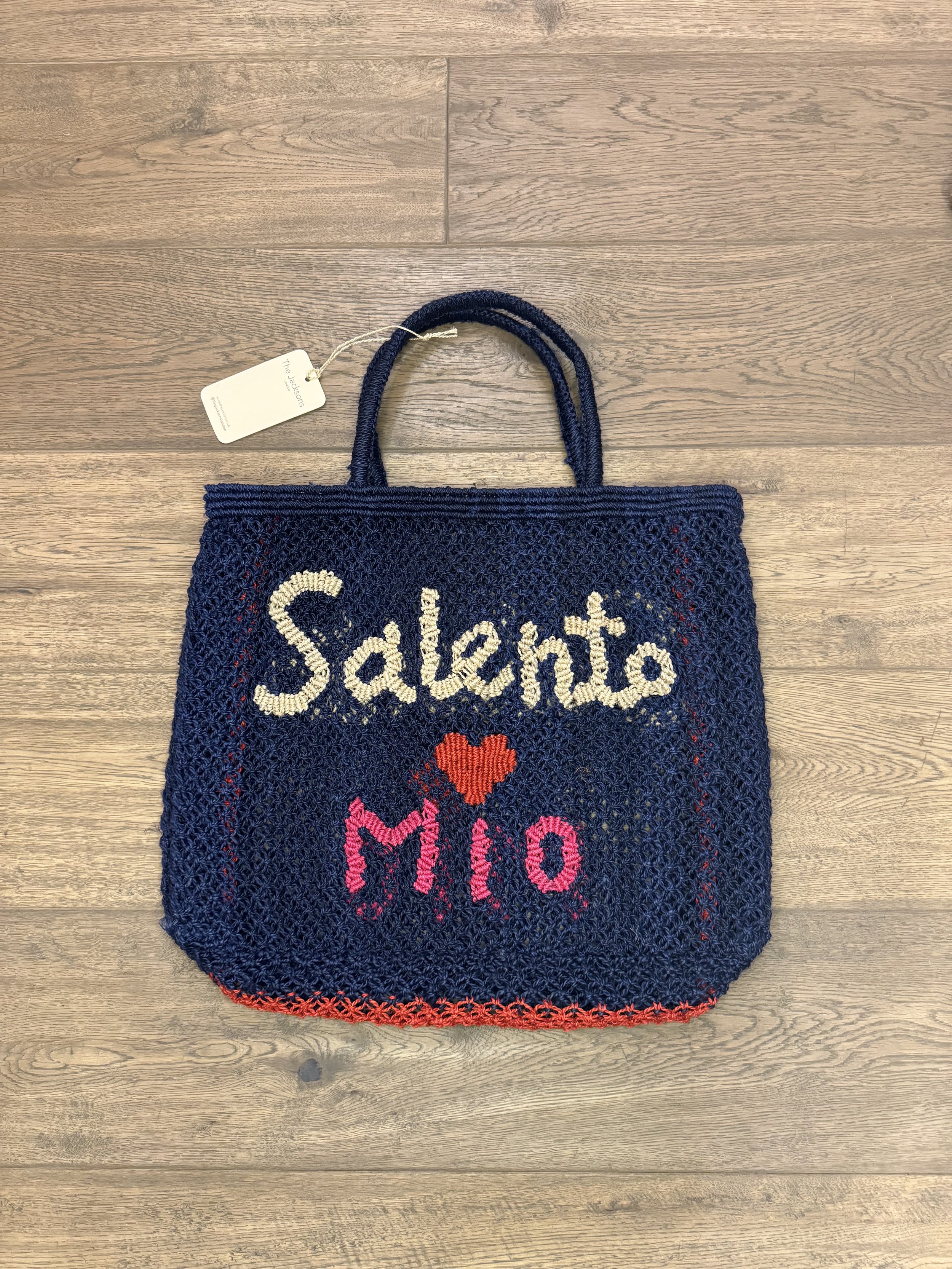 The Jacksons London - Limited Edition - Salento Mio Large tote bag - Blue/red
