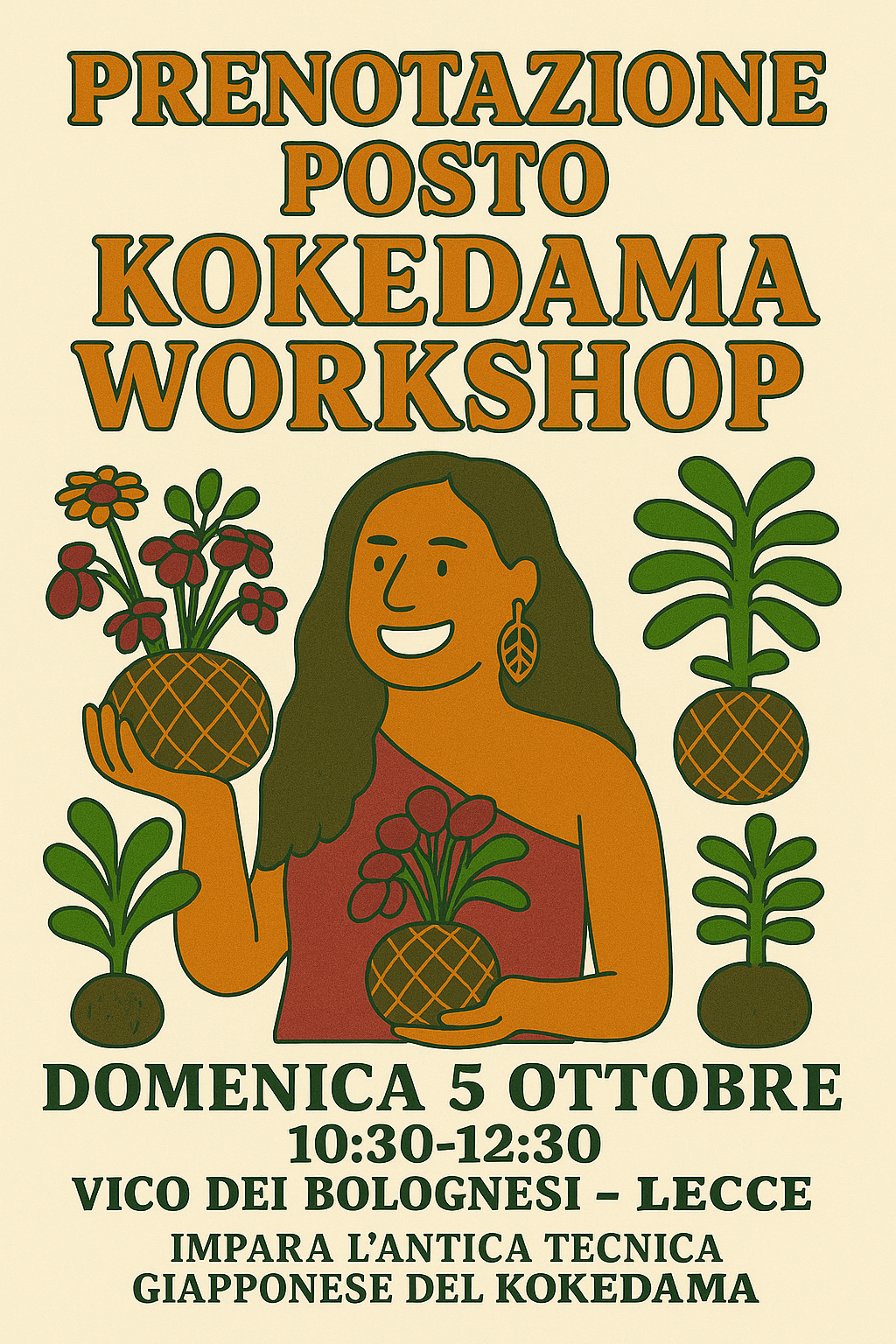 Kokedama Workshop - Prenotazione posto