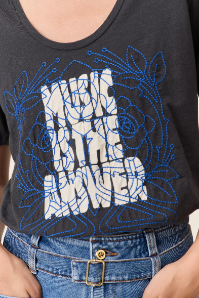 Leon & Harper - Tizia -Carbone - T-Shirt -detail.PNG