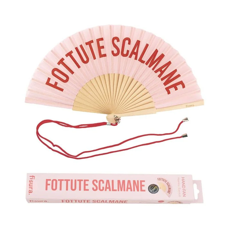 Hand-Fan - Fottute scalmane - Pink