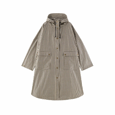 Leon & Harper - Vannah - Checki - Ecru - Poncho