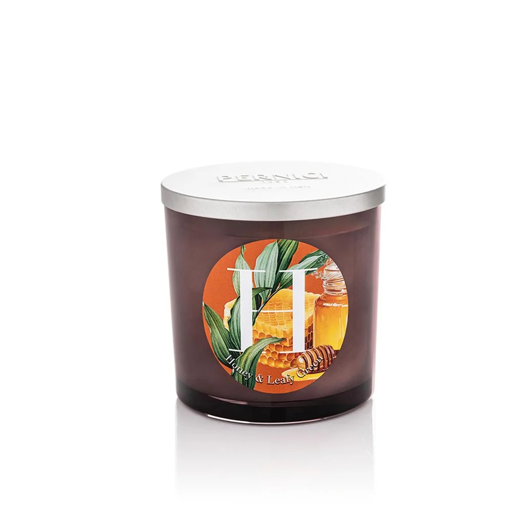 PERNICI - Scented Candle - Honey & Leafy Green