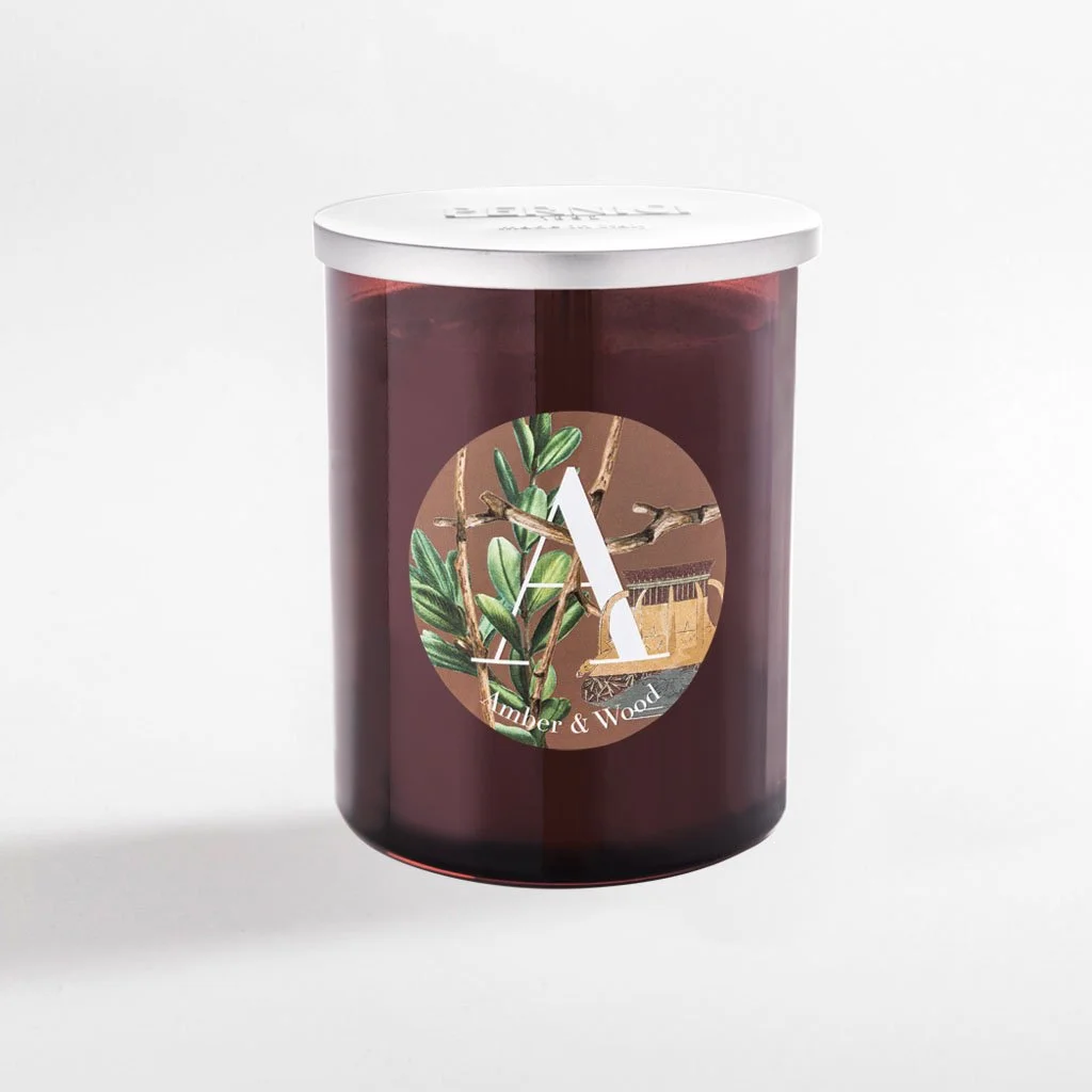 PERNICI - Scented Candle - Amber & Wood 900 GR