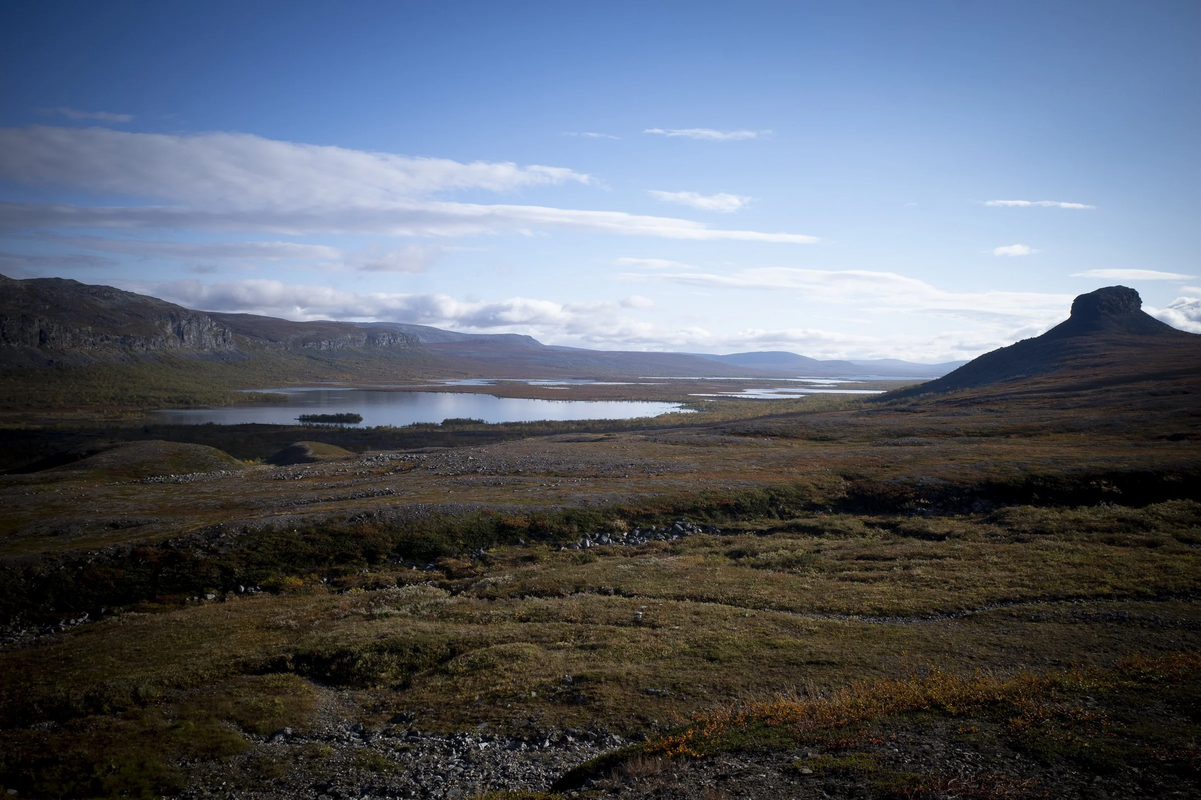A landscape in the Scandinavian arctic