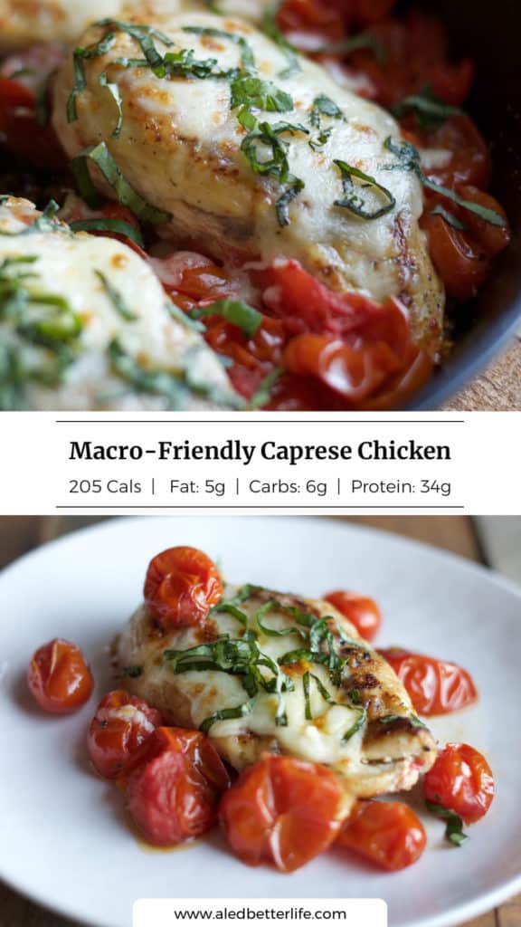 Macro Friendly Caprese Chicken — Julie Ledbetter
