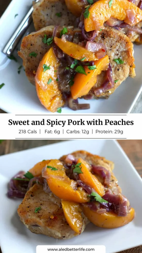 Sweet and Spicy Pork with Peaches