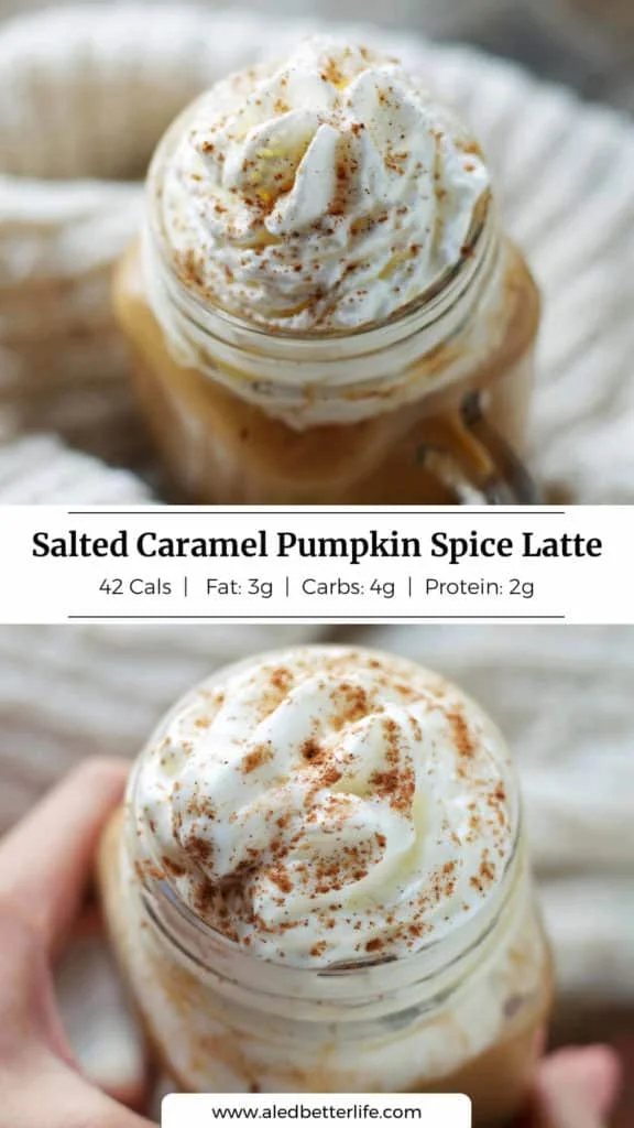 Salted Caramel Pumpkin Spice Latte