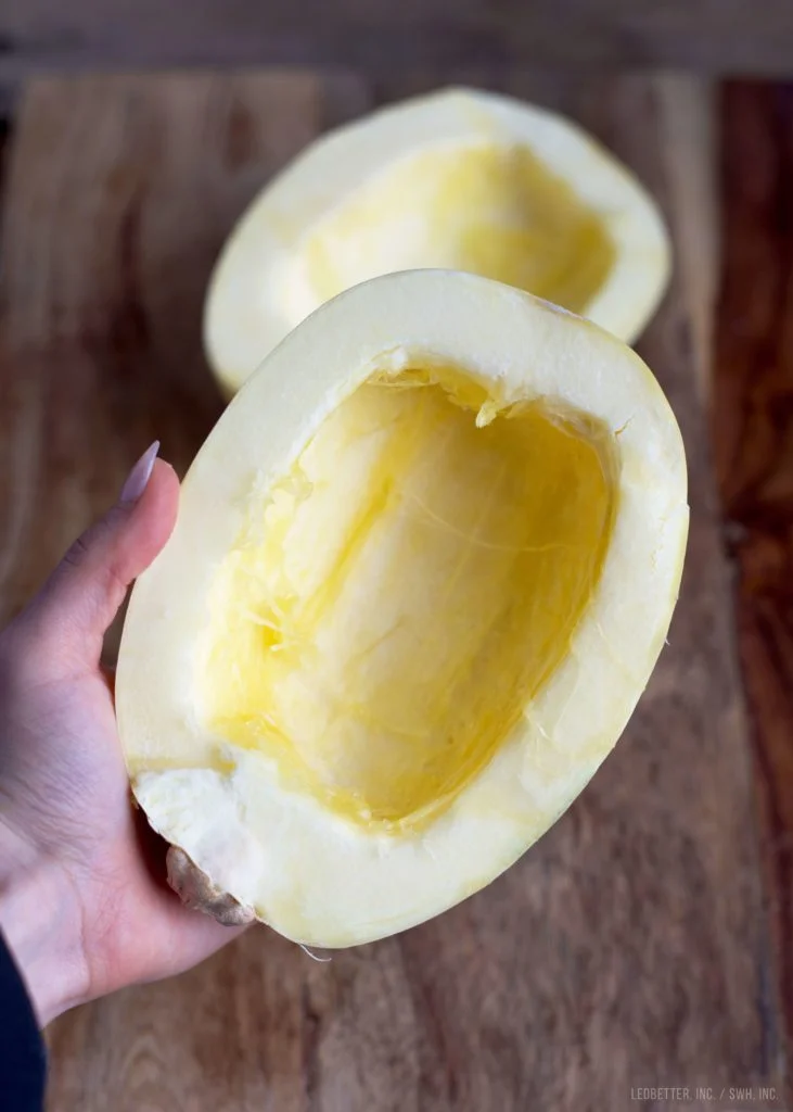 Chicken Bacon Ranch Spaghetti Squash