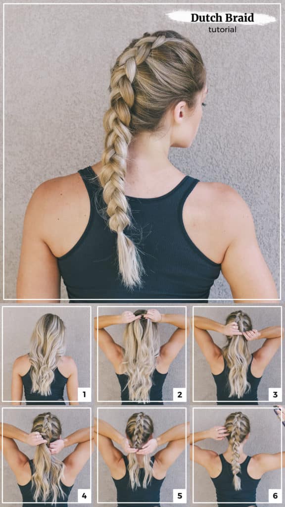 Dutch Braid Step-By-Step Tutorial Image