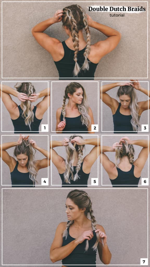 Double Dutch Braids Step-By-Step Tutorial