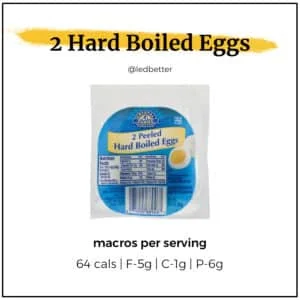 2 Hard Boiled Eggs