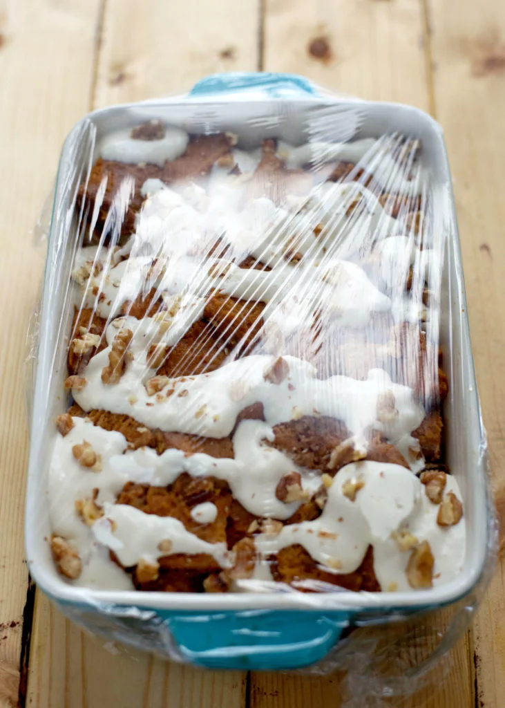 Pumpkin Cheesecake Baked French Toast