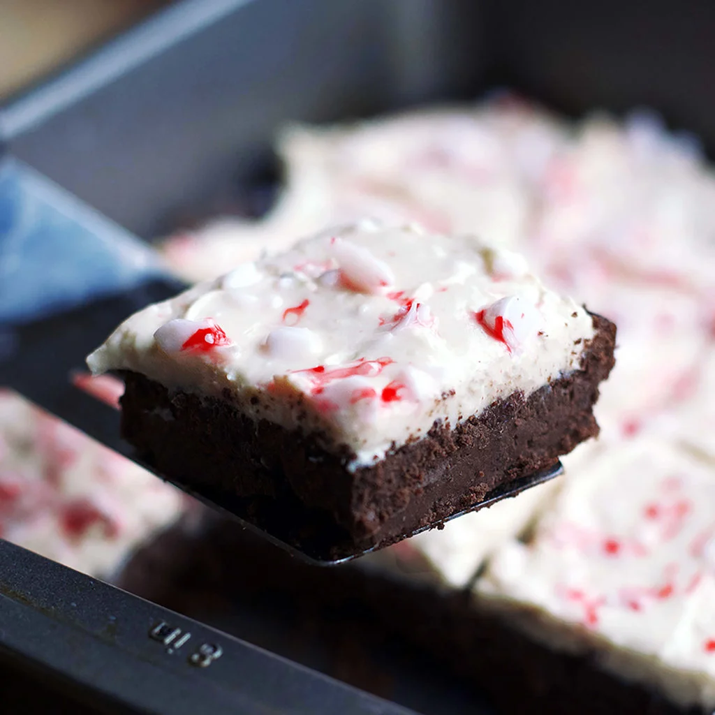 Healthy Peppermint Brownies