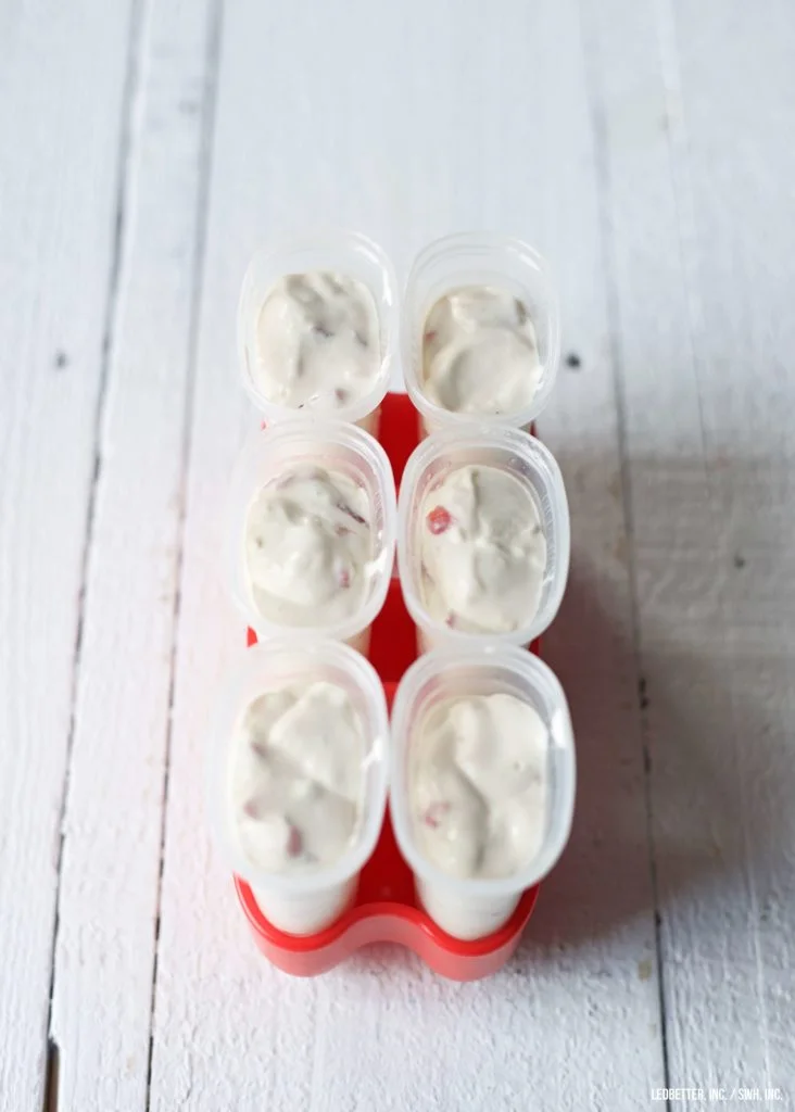 Strawberry Cheesecake Popsicles