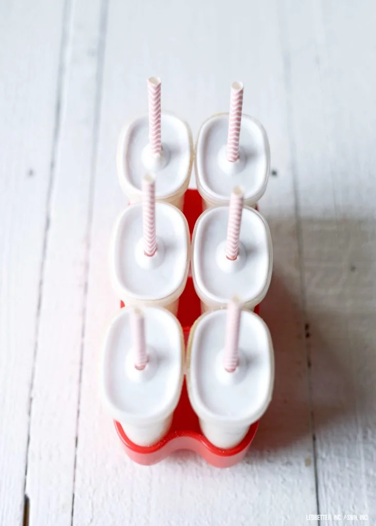 Strawberry Cheesecake Popsicles