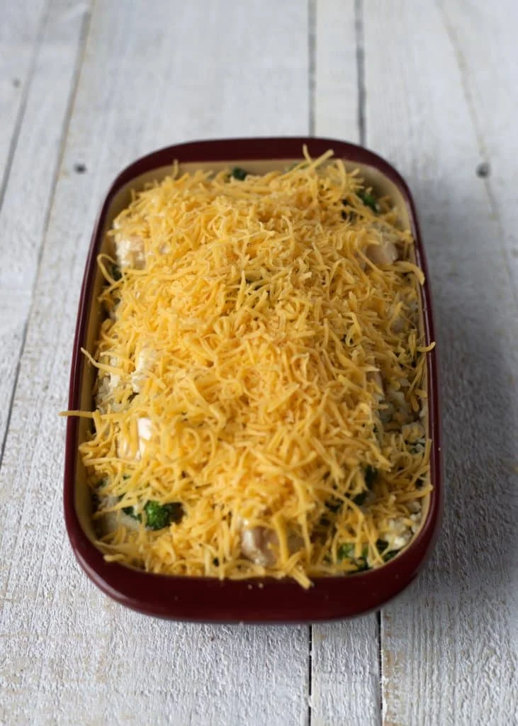 Cheesy Chicken and Rice Bake