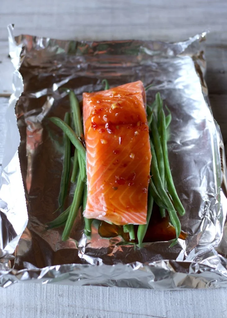 Sweet Chili Baked Salmon