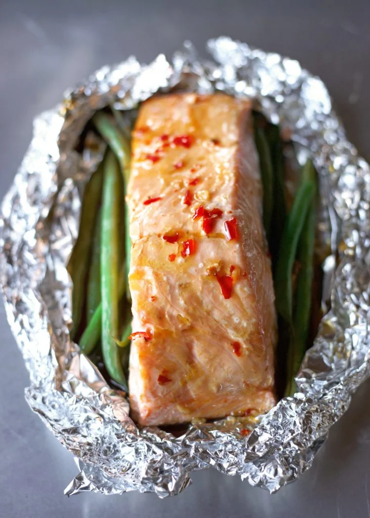 Sweet Chili Baked Salmon