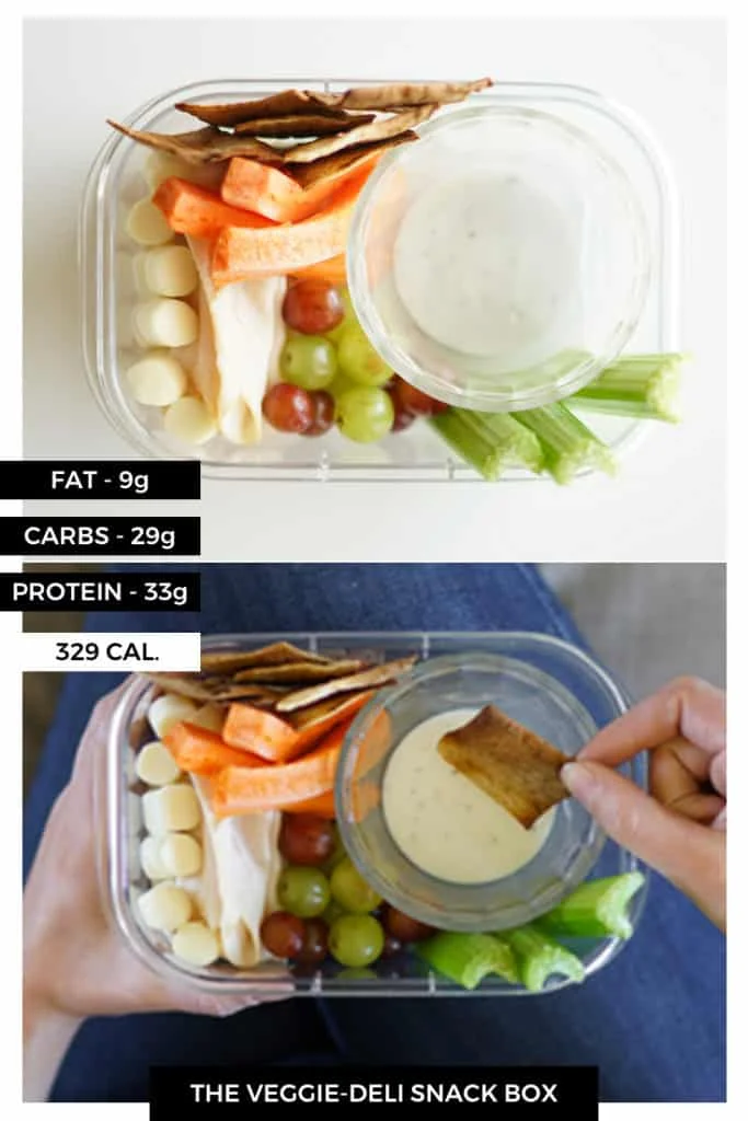 The Veggie-Deli Snack Box