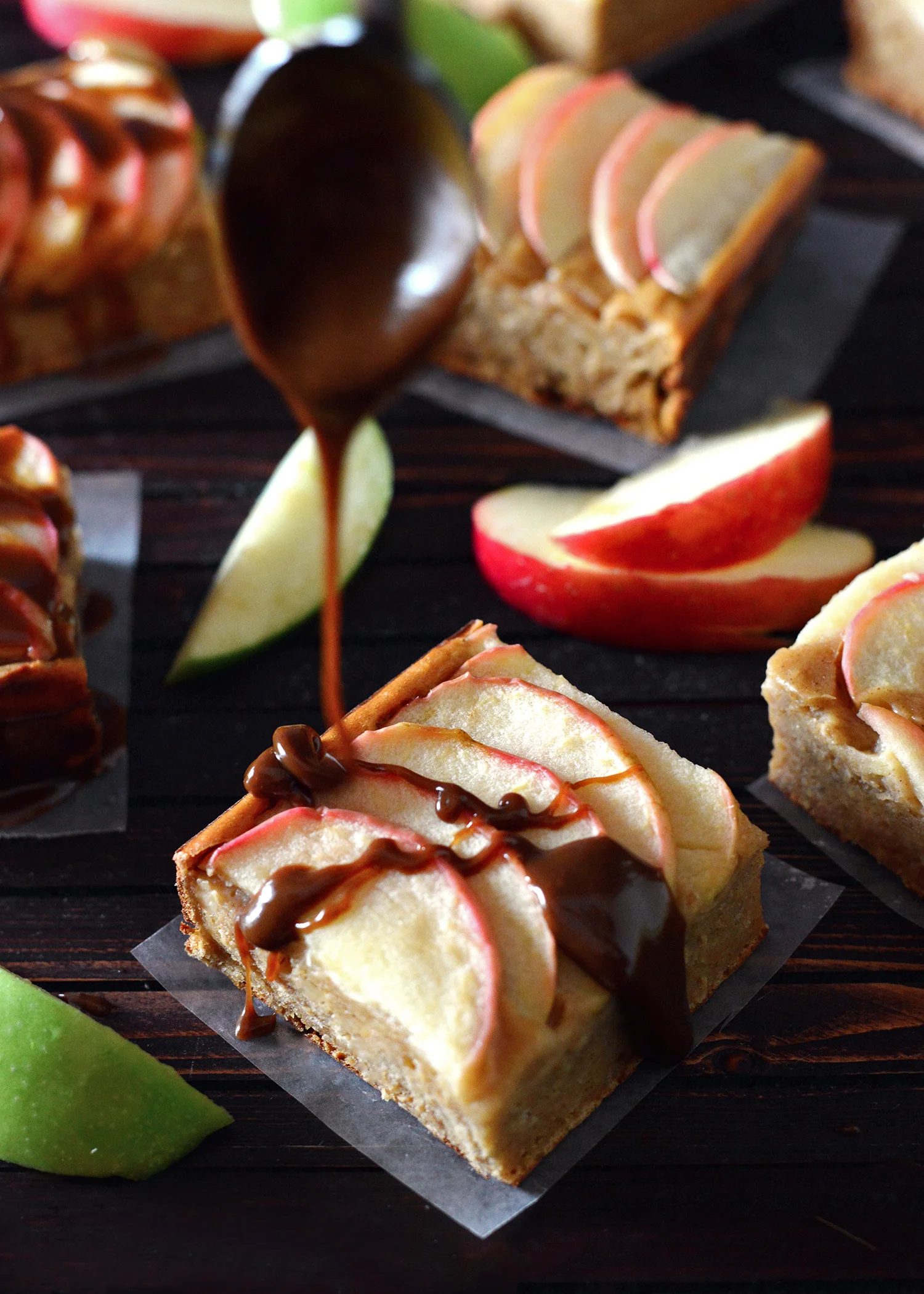 Salted Caramel Apple Snickerdoodle Cake