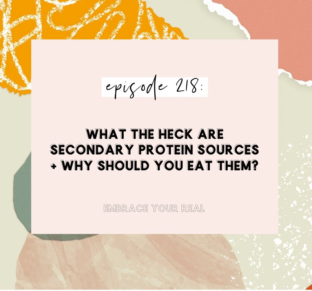 What the Heck are Secondary Protein Sources + Why Should You Eat Them?