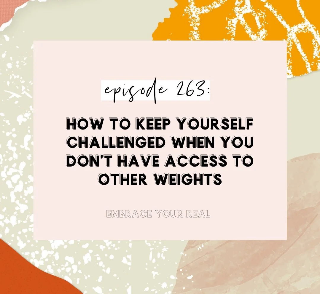 How to Keep Yourself Challenged When You Don't Have Access to Other Weights
