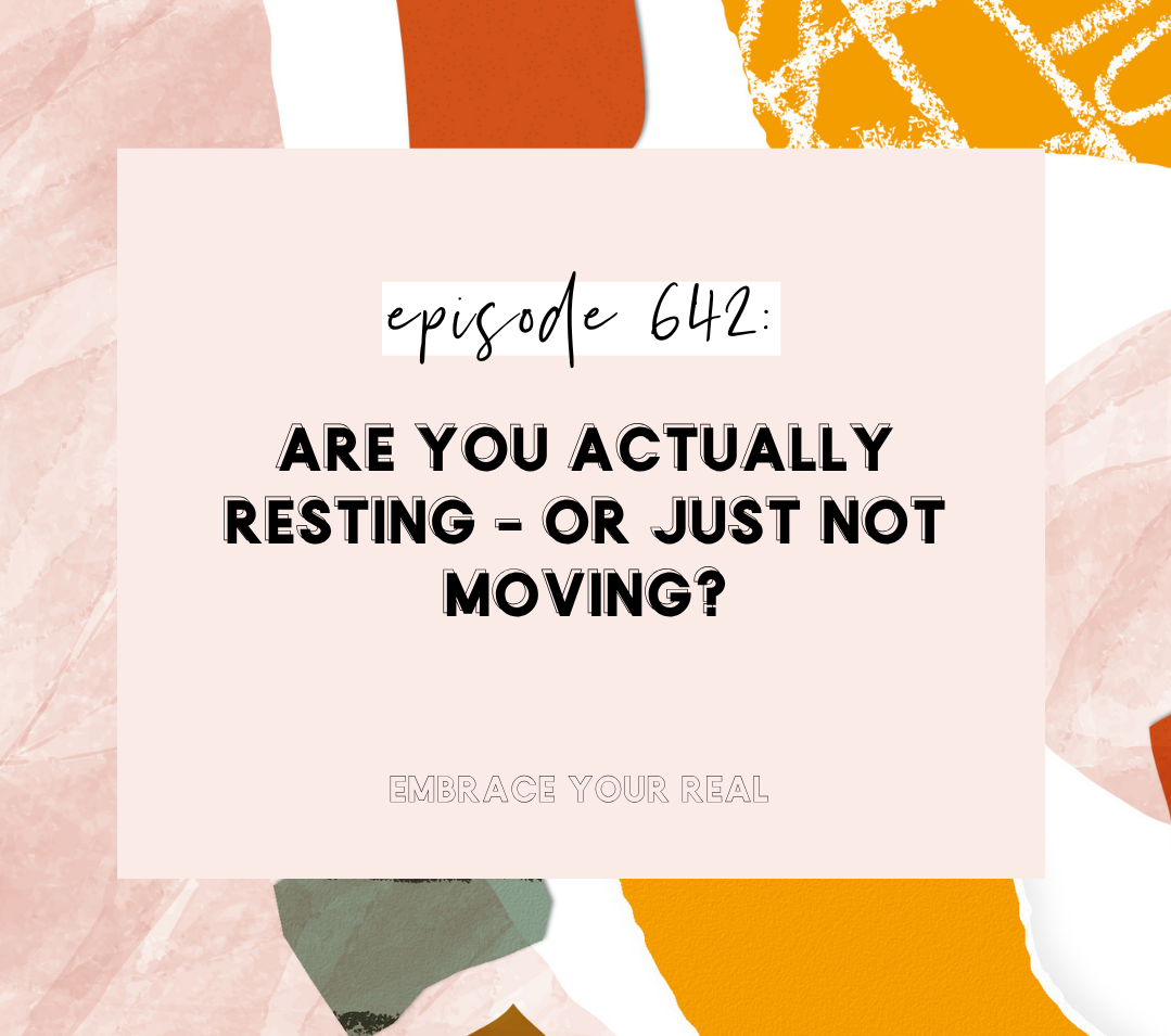 Are You Actually Resting - Or Just Not Moving?