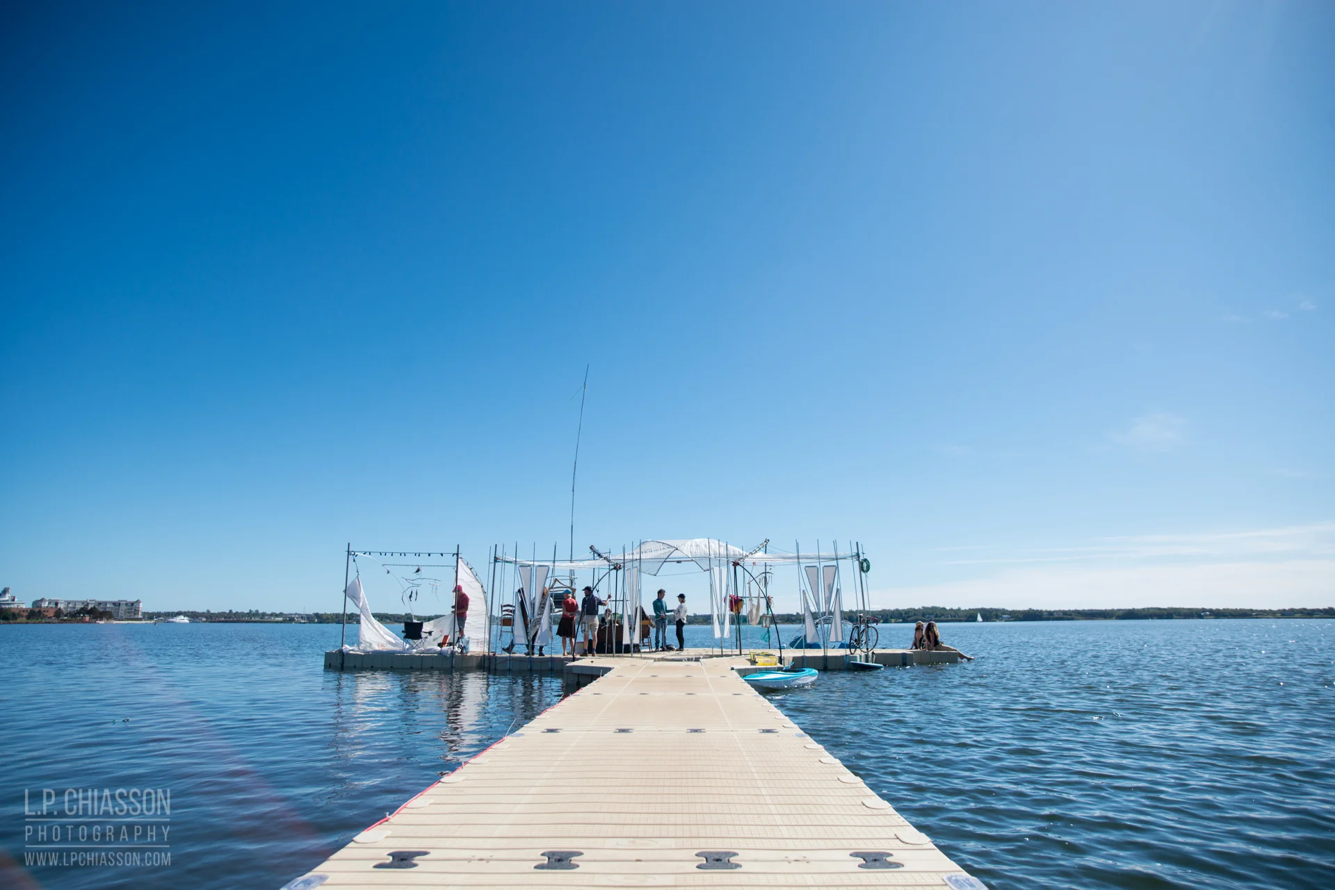 The Floating Warren Pavilion. Photo: LP Chiasson & Festival Inspire.