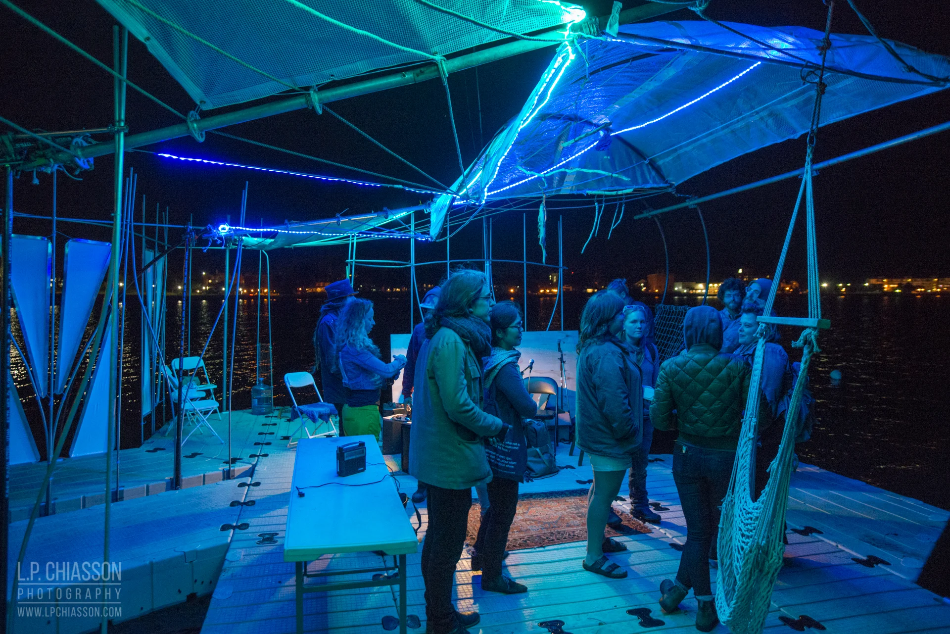  The Floating Warren Pavilion. Photo: LP Chiasson &amp; Festival Inspire. 