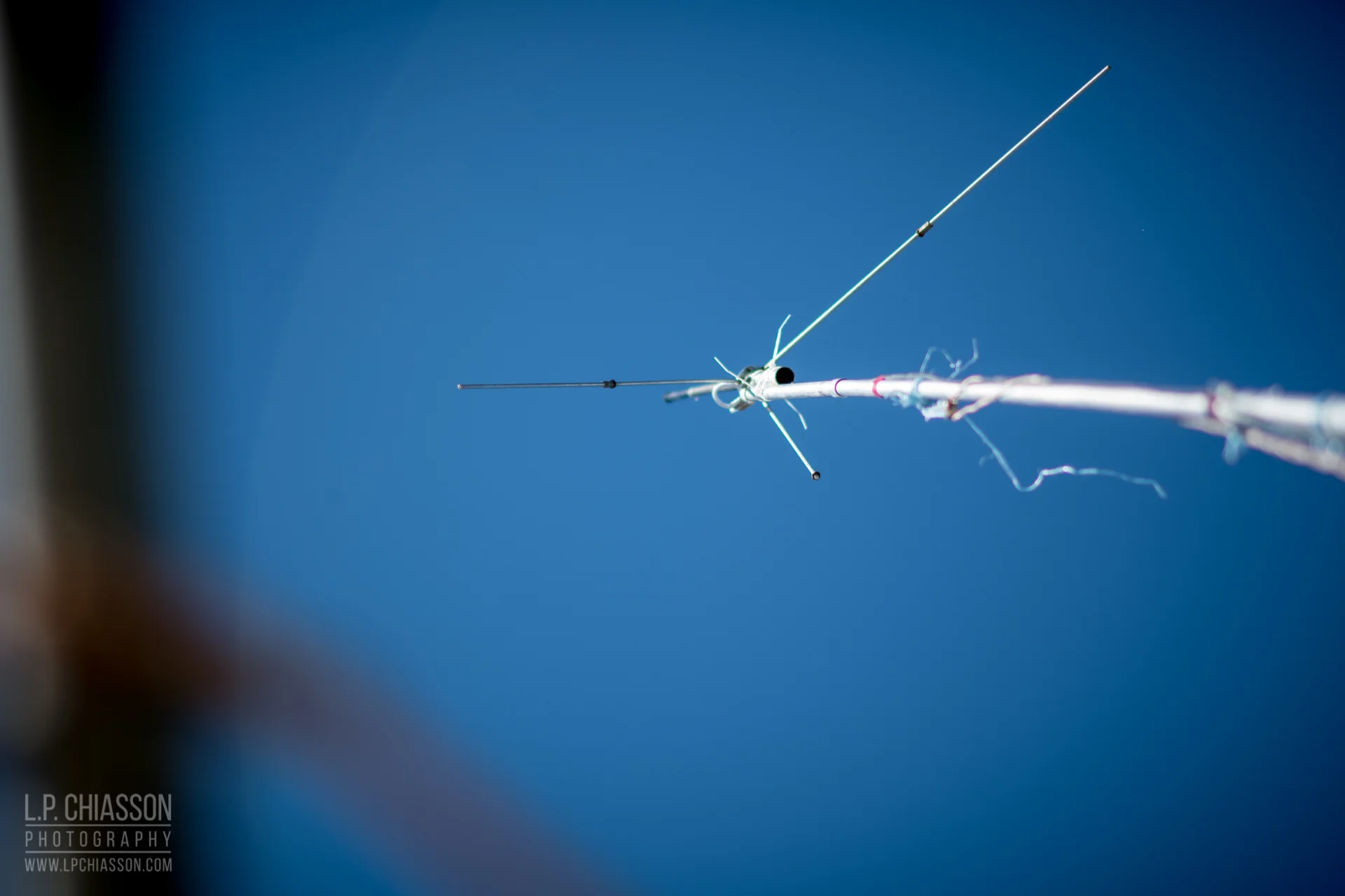  The pirate radio antenna aboard the Floating Warren Pavilion. Photo: LP Chiasson &amp; Festival Inspire. 