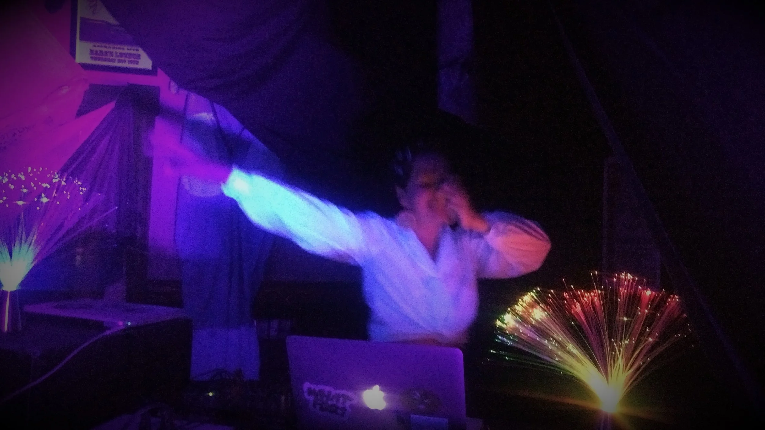 Lil Arepa’s DJ set at GLAM Cave, coordinated by Russell Louder at Flotilla.