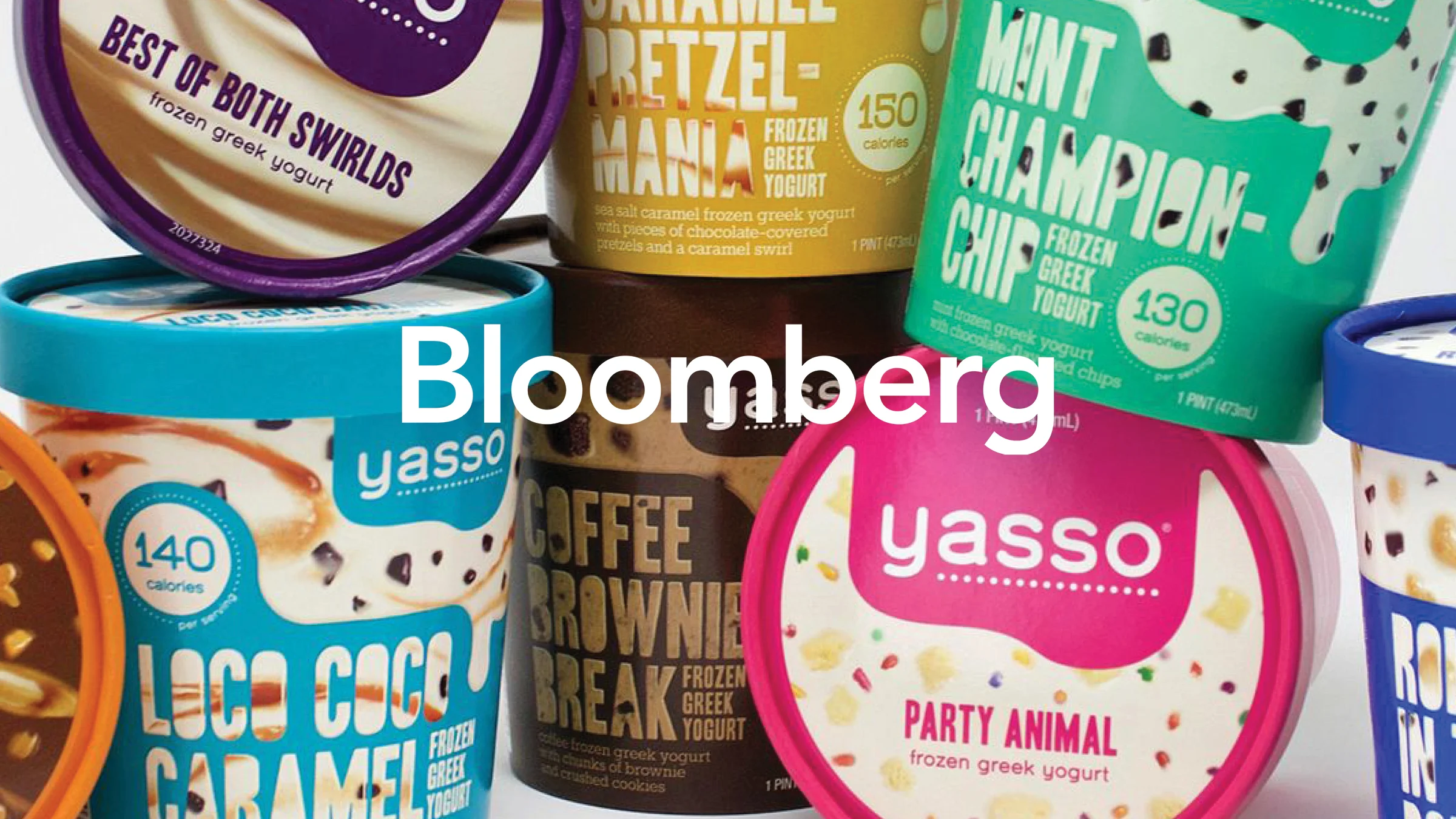 Frozen yogurt pints portray brand’s spirited side