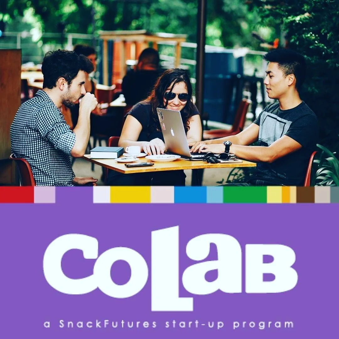 Calling all friends in the start-up world 📢!! If you&rsquo;re looking to learn from experts across the industry, you&rsquo;ll want to apply for CoLab. It&rsquo;s a new start-up program from our partners at SnackFutures, @mondelez_international&rsquo