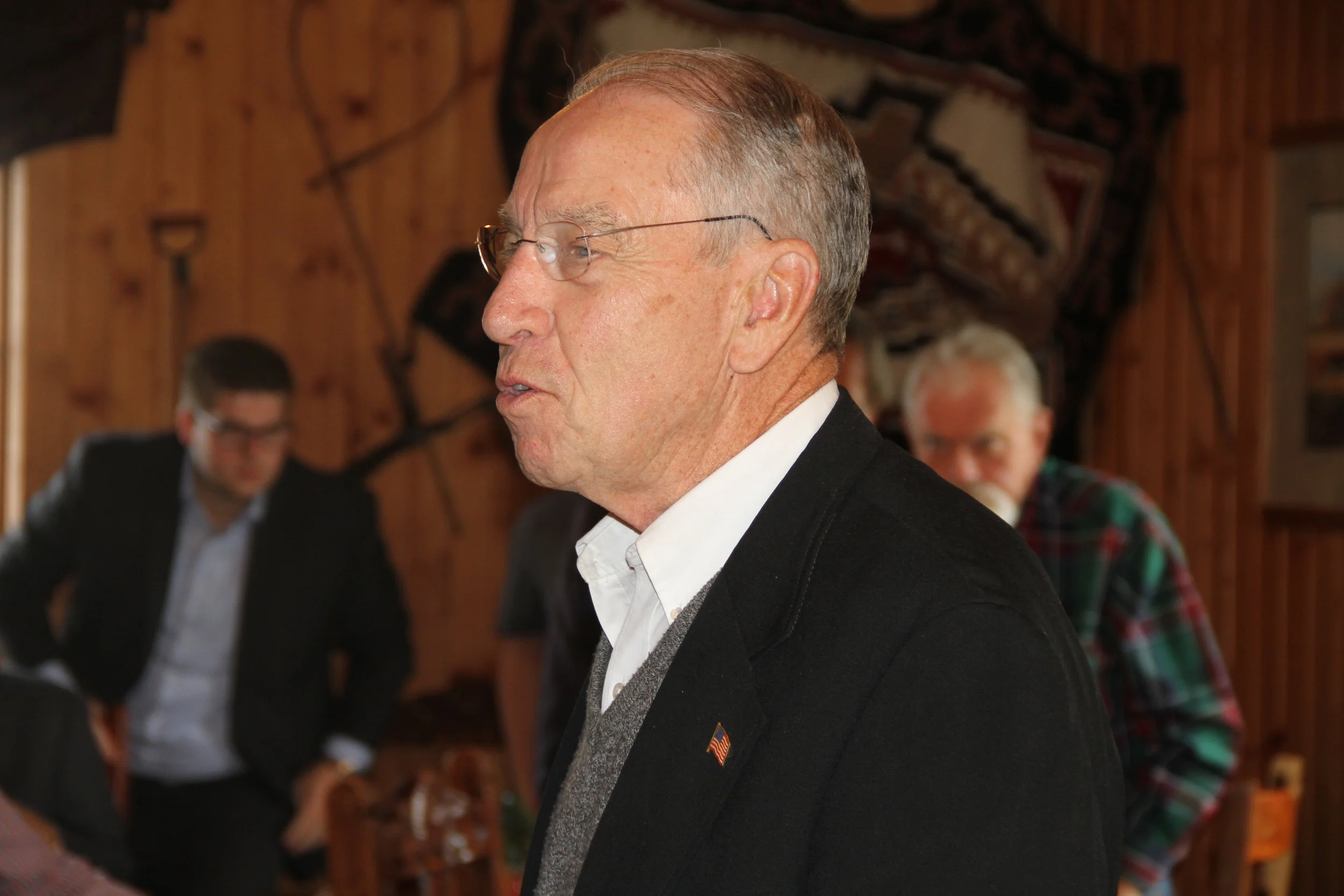 Grassley now third in line for the presidency