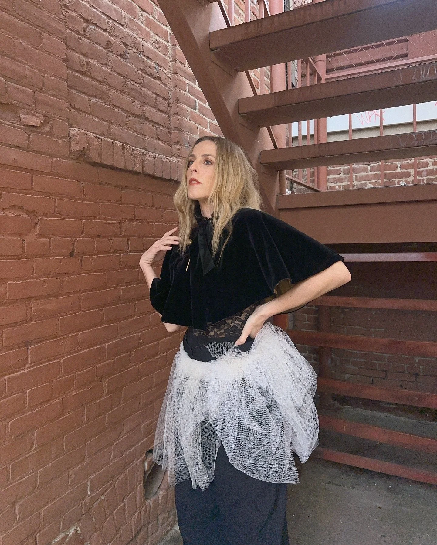 One final moment with WUTHERING HEIGHTS&hellip; some dark romance and a twisted crinoline peplum belt.