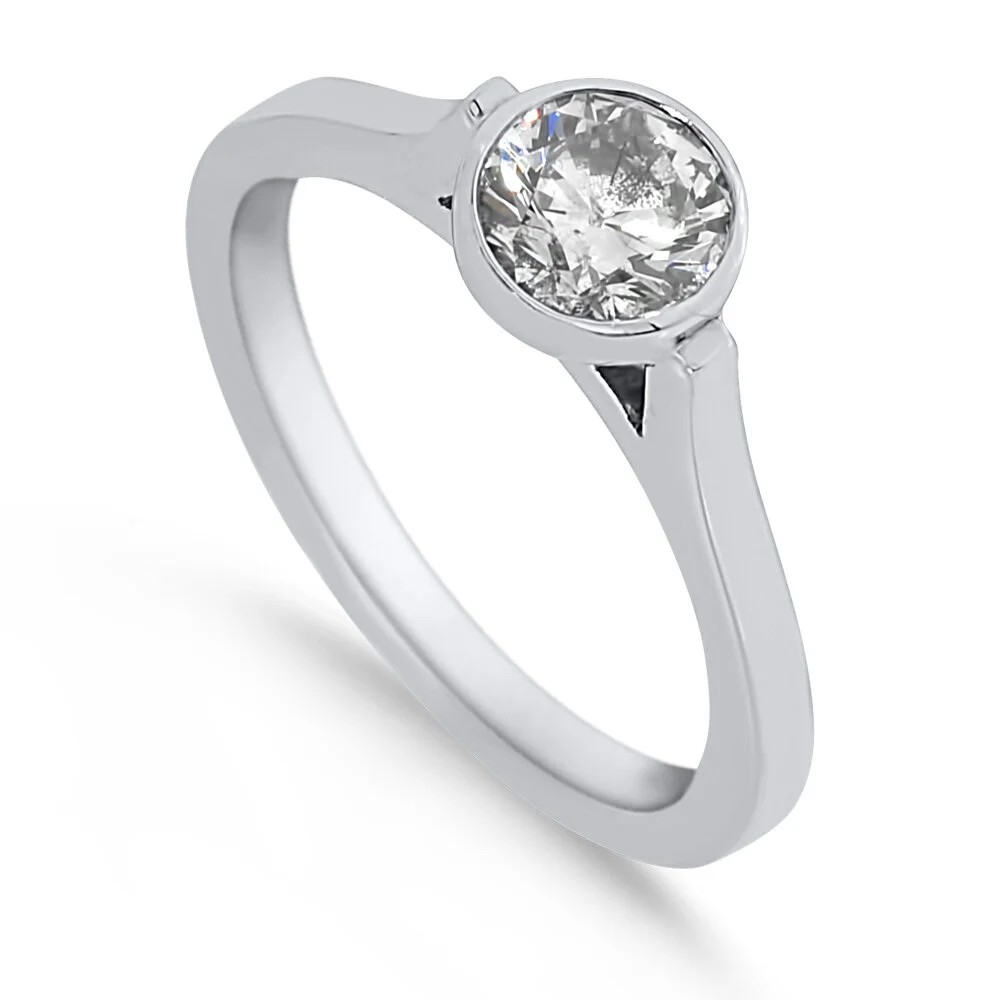 Classic Bezel-Set Solitaire