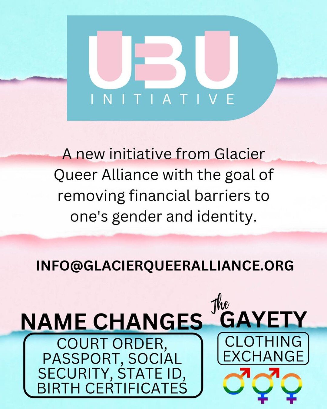 For Transgender Day of Remembrance, we are excited to announce our new program, the UBU Initiative! 

In addition to assisting with the name change process, we now offer a way to reduce the financial impact of this process. For many the cost of name 