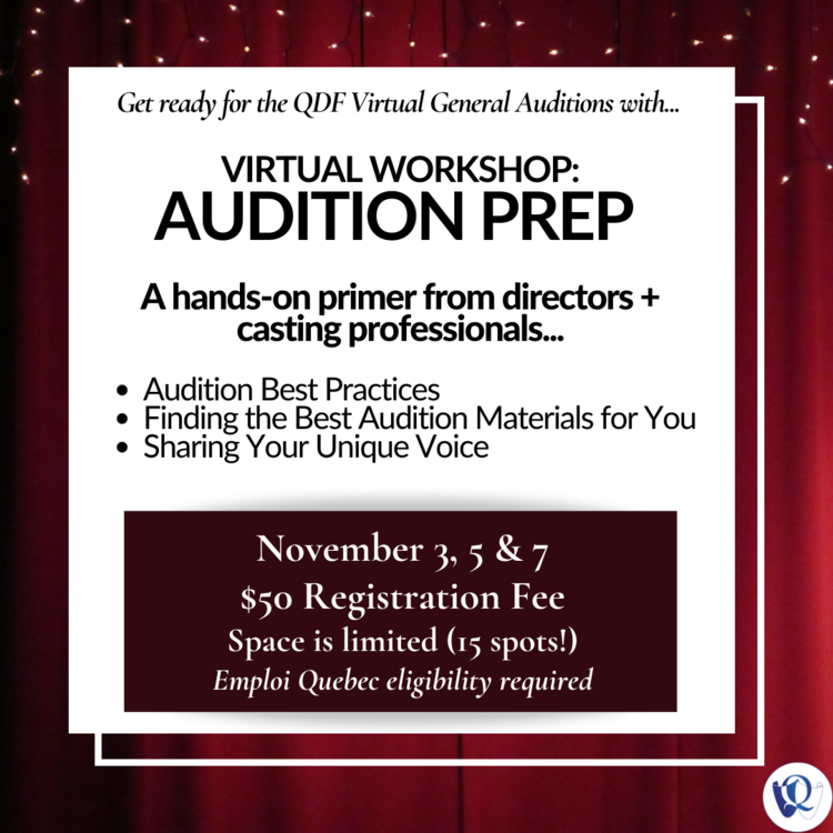 QDF Audition Prep Workshop