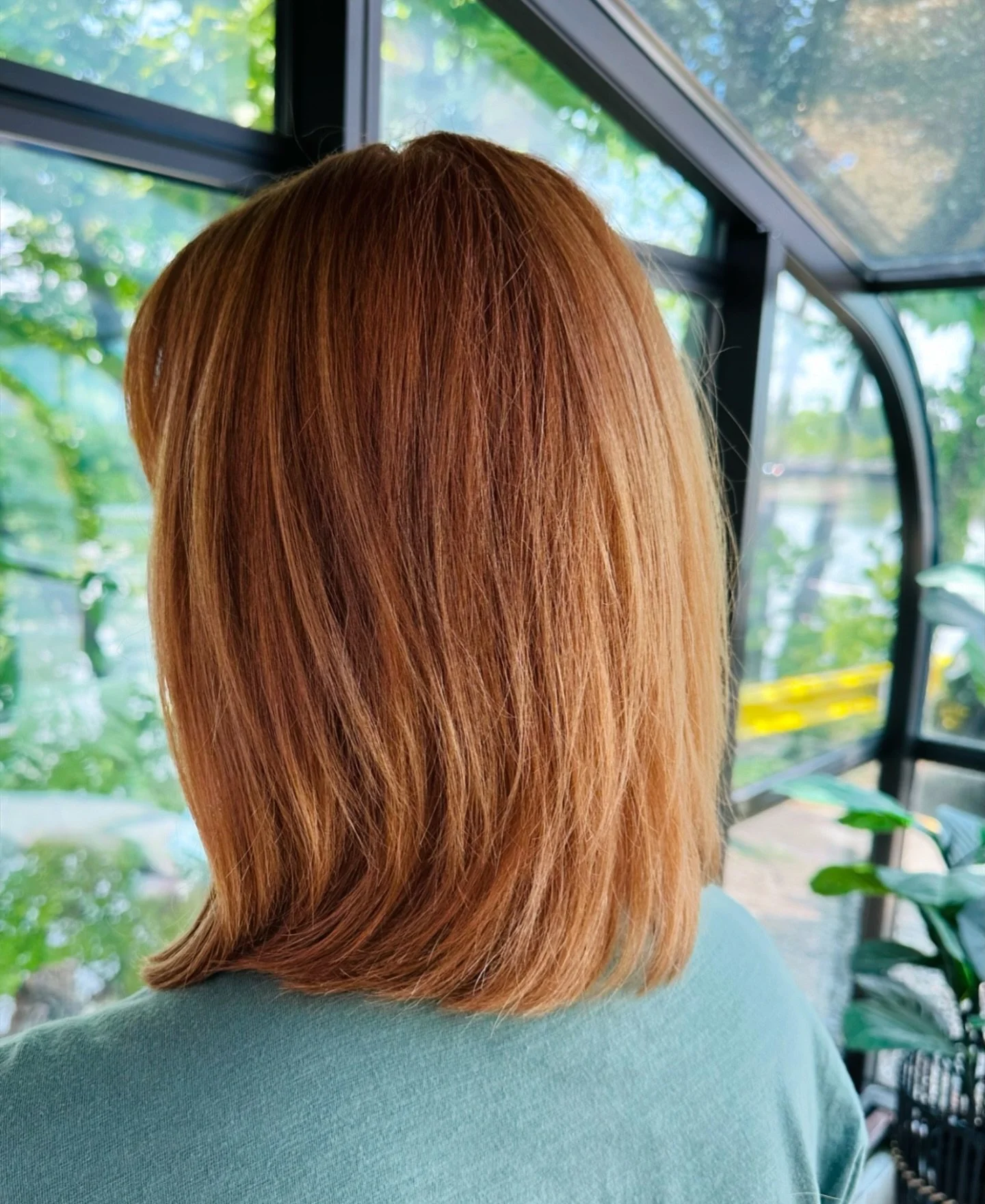 We love a good copper! 🧡 Who remembers when @into.the.hair was a red head?! 

#youarecorebeauty #corebeautygr #grandrapidssalon #grsalon #grandrapidshairstylist #copperhair