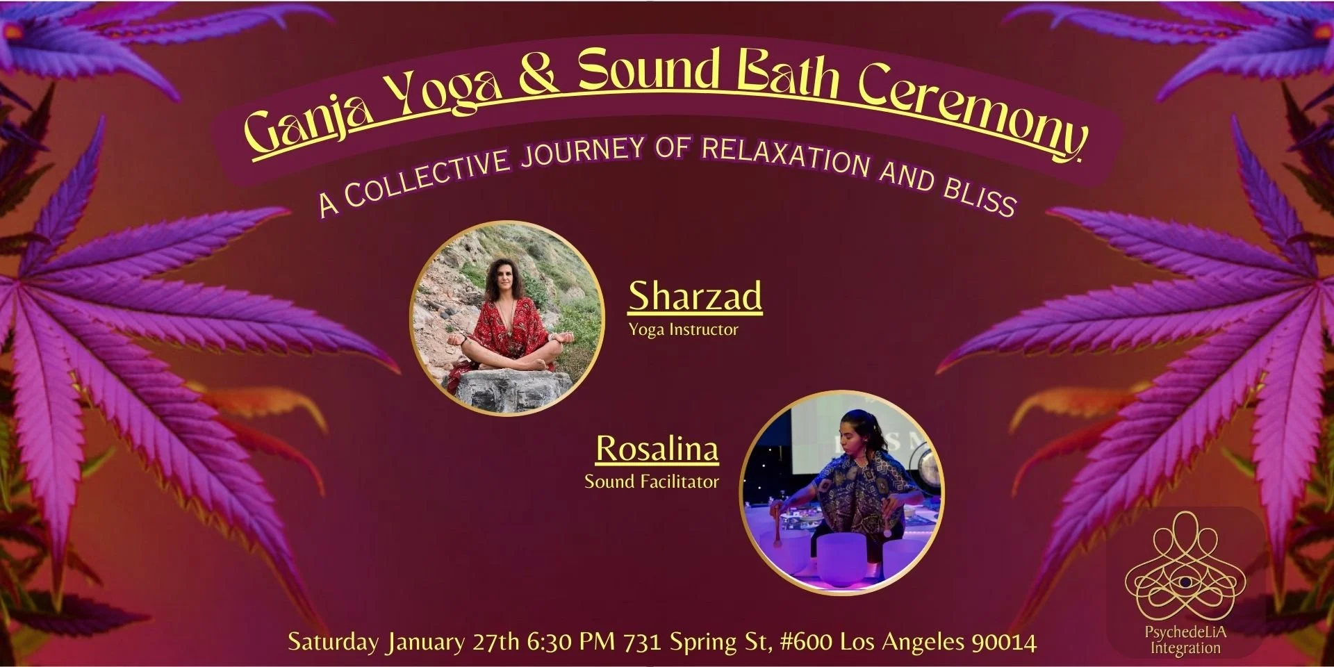 Ganja Yoga &amp; Sound Bath Immersion Journey 