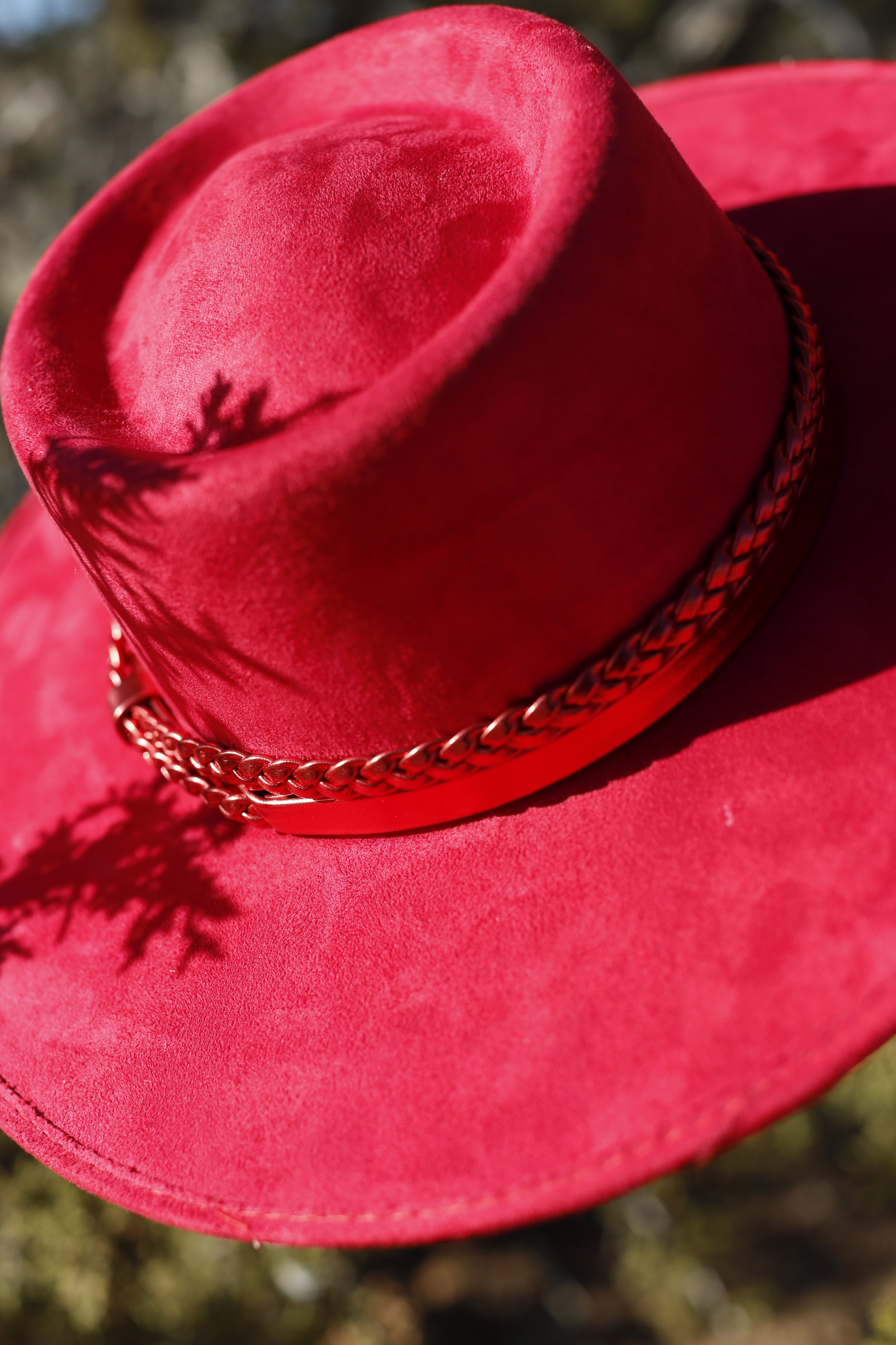 cherry red hat